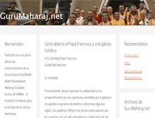 Tablet Screenshot of gurumaharaj.net
